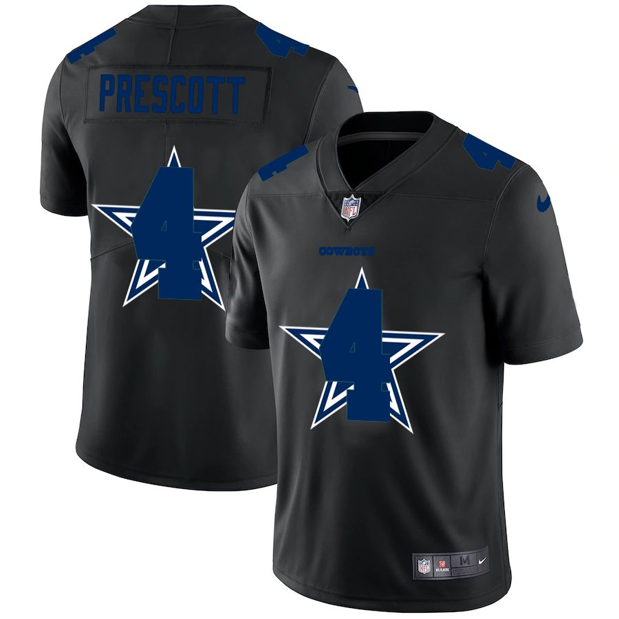 Men Dallas cowboys #4 Prescott Black shadow Nike NFL Jersey->cincinnati bengals->NFL Jersey